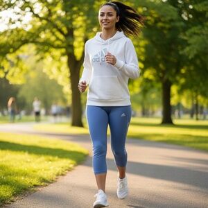 💙 Stunning Adidas Performance Leggings! Worn Only Once! L 💙